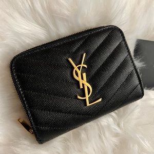 🛑SOLD🛑 Saint Laurent Monogram Matelassé Leather Wallet